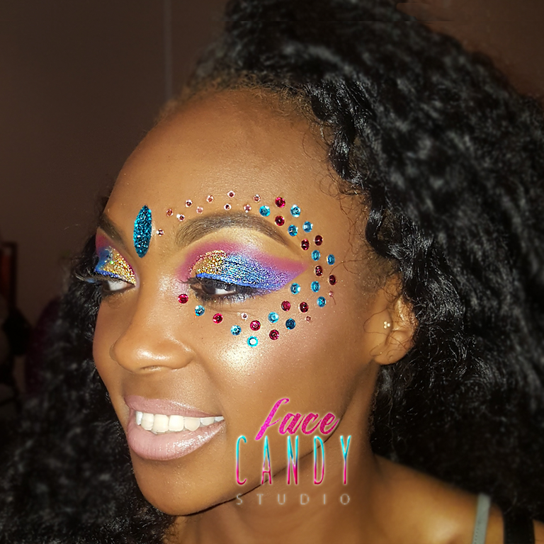Miami Carnival Makeup Deposit Face Candy Studio