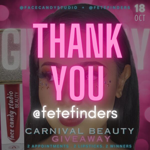 FCS GIVEAWAY THANKYOU 600x600 - Carnival Makeup Giveaway